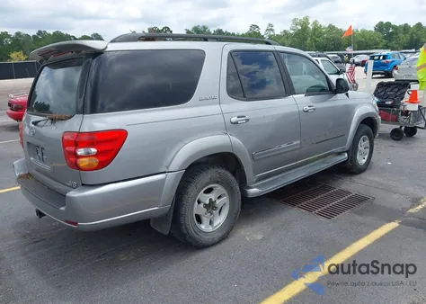 2002 Toyota Sequoia Limited V8 из США, поврежденный, VIN 5TDZT38A12S113131